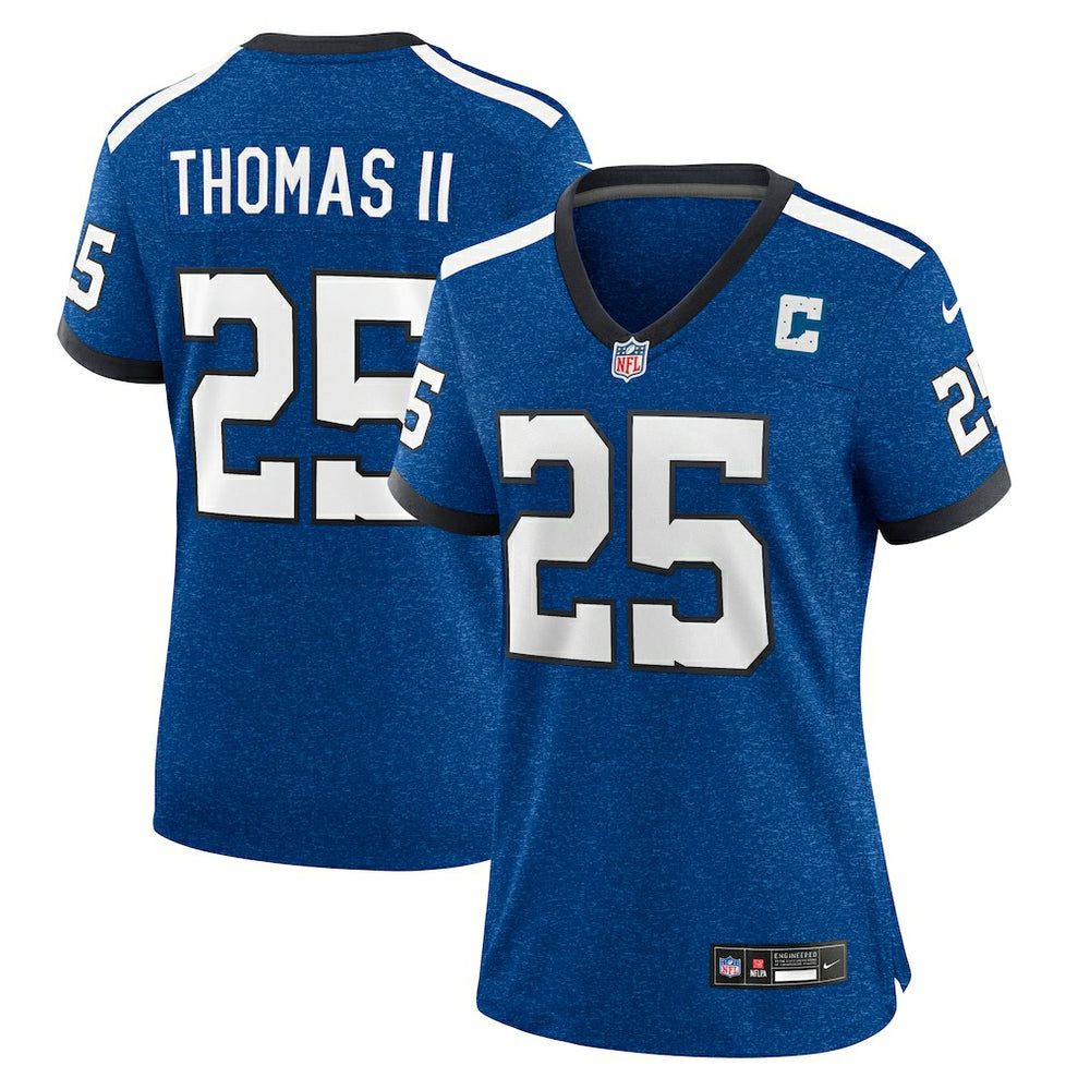 NFL Rodney Thomas II Indianapolis Colts Women's Indiana Nights Alternate Game Jersey - Royal