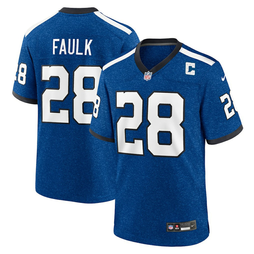 NFL Marshall Faulk Indianapolis Colts Retired Player Alternate Game Jersey - Blue