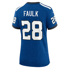 NFL Marshall Faulk Indianapolis Colts Women's Indiana Nights Alternate Game Jersey - Royal