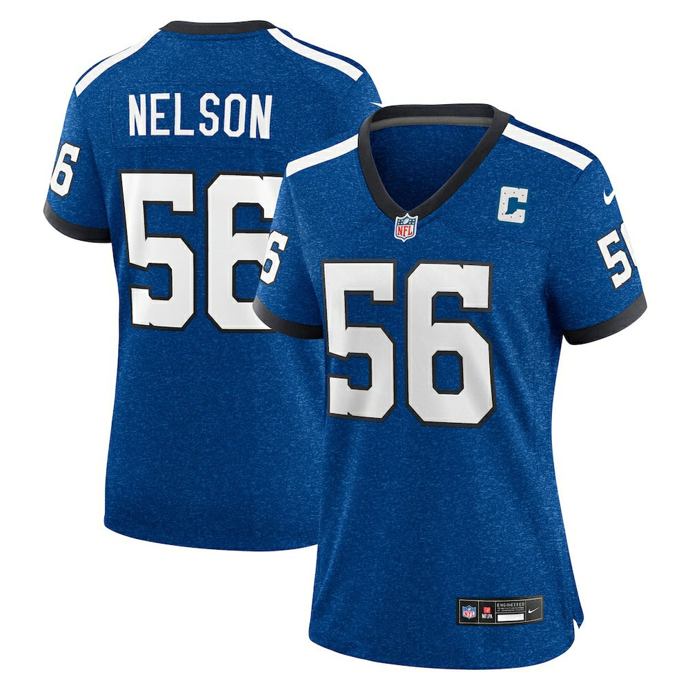 NFL Quenton Nelson Indianapolis Colts Women's Indiana Nights Alternate Game Jersey - Royal