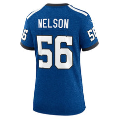 NFL Quenton Nelson Indianapolis Colts Women's Indiana Nights Alternate Game Jersey - Royal