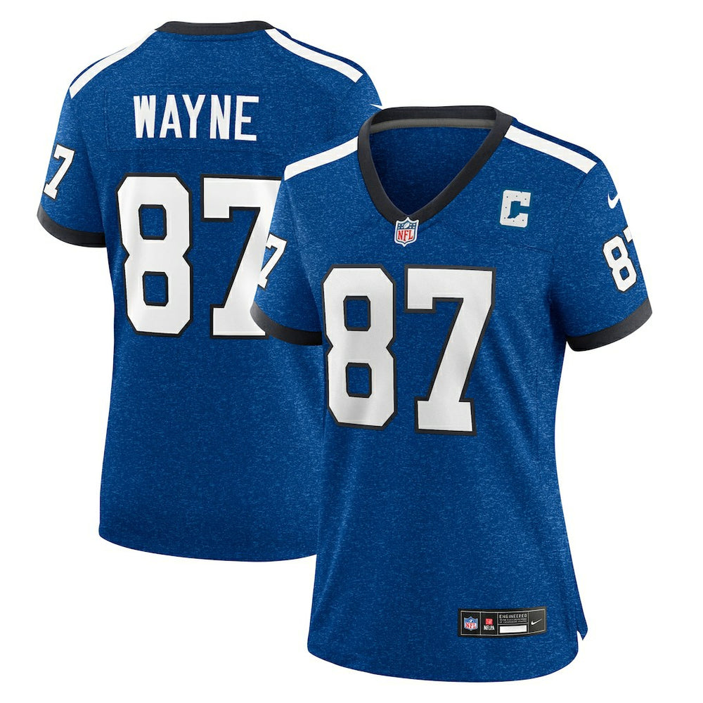 NFL Reggie Wayne Indianapolis Colts Women's Indiana Nights Alternate Game Jersey - Royal