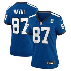 NFL Reggie Wayne Indianapolis Colts Women's Indiana Nights Alternate Game Jersey - Royal
