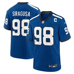 NFL Tony Siragusa Indianapolis Colts Retired Player Alternate Game Jersey - Blue