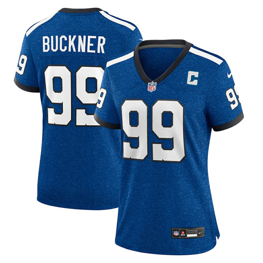 NFL DeForest Buckner Indianapolis Colts Women's Indiana Nights Alternate Game Jersey - Royal