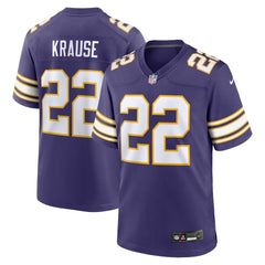 NFL Paul Krause Minnesota Vikings Retired Player Alternate Game Jersey - Purple