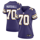 NFL Jim Marshall Minnesota Vikings Women's Classic Retired Player Jersey - Purple