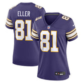 NFL Carl Eller Minnesota Vikings Women's Classic Retired Player Jersey - Purple