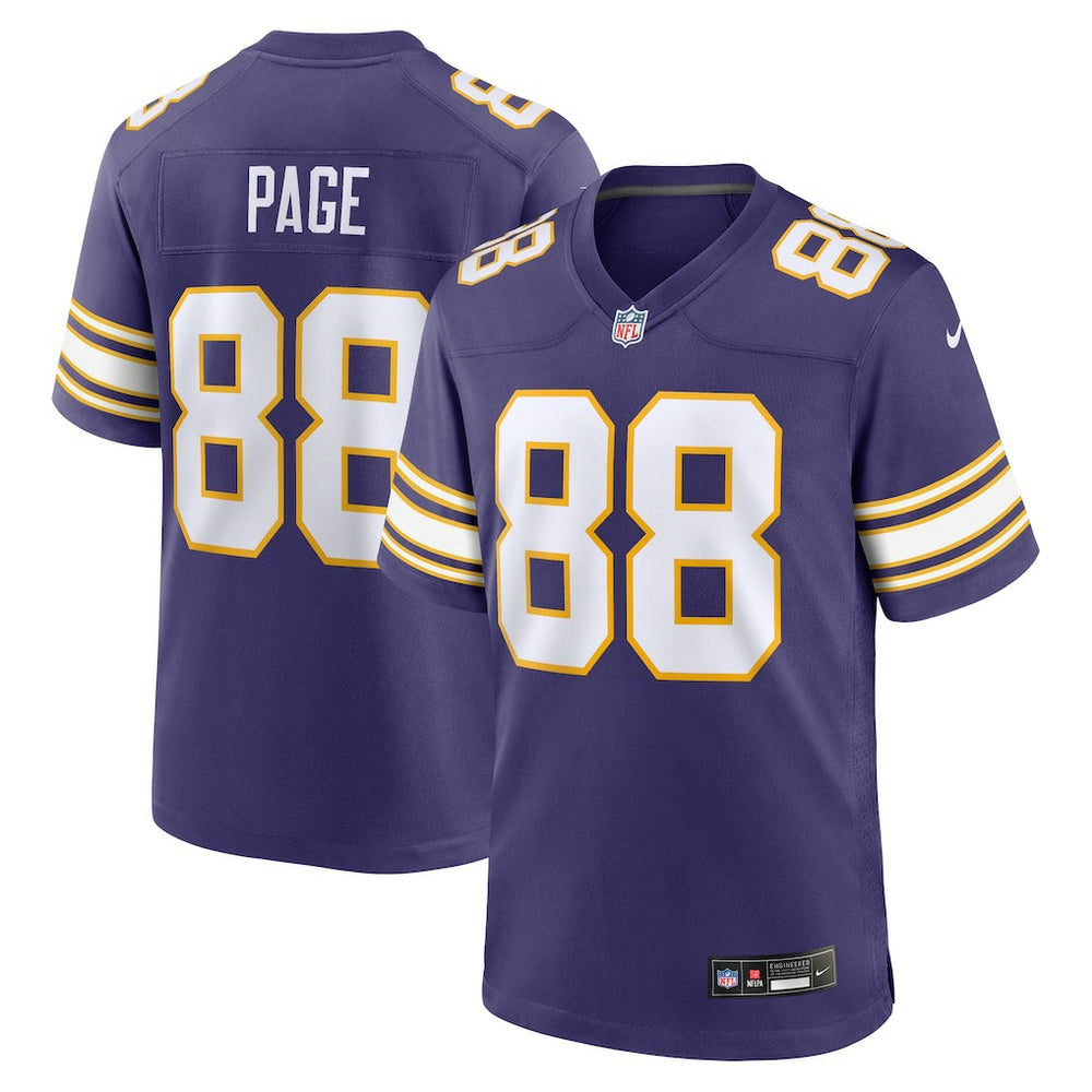 NFL Alan Page Minnesota Vikings Retired Player Alternate Game Jersey - Purple