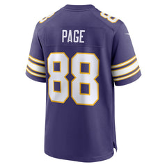 NFL Alan Page Minnesota Vikings Retired Player Alternate Game Jersey - Purple