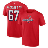 NHL Max Pacioretty Washington Capitals Fanatics Authentic Stack Name & Number T-Shirt - Red