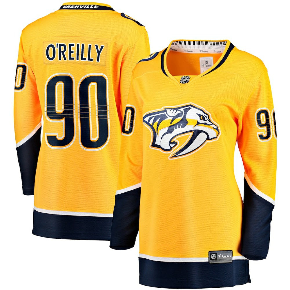 NHL Ryan O'Reilly Nashville Predators Fanatics Women's Breakaway Jersey - Gold