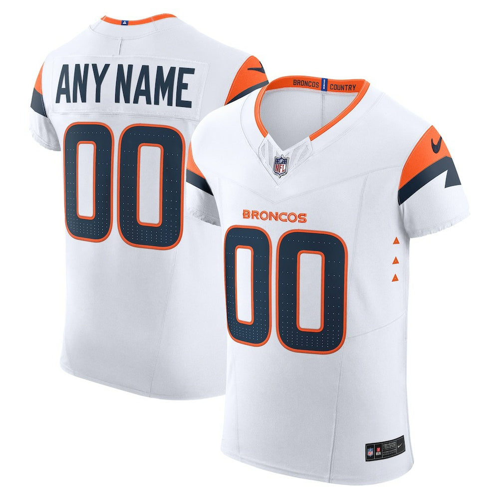 NFL Denver Broncos Vapor F.U.S.E. Elite Custom Jersey - White