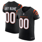 NFL Cincinnati Bengals Team Vapor F.U.S.E. Elite Custom Jersey - Black