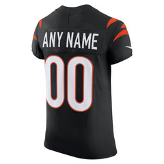 NFL Cincinnati Bengals Team Vapor F.U.S.E. Elite Custom Jersey - Black