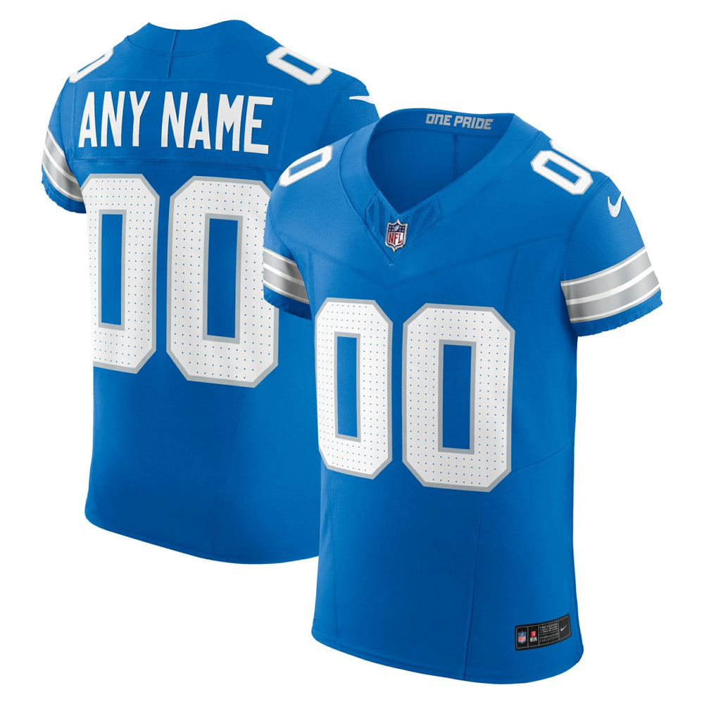 NFL Detroit Lions Team Vapor F.U.S.E. Elite Custom Jersey - Blue