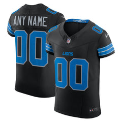 NFL Detroit Lions Alternate Vapor F.U.S.E. Elite Custom Jersey - Black