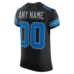 NFL Detroit Lions Alternate Vapor F.U.S.E. Elite Custom Jersey - Black