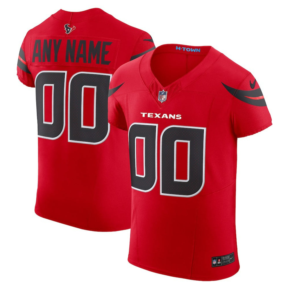 Houston Texans Alternate Vapor F.U.S.E. Elite Custom Jersey Red