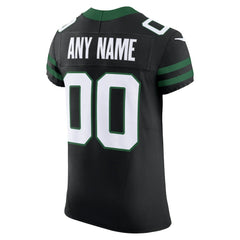 NFL New York Jets Alternate Vapor F.U.S.E. Elite Custom Jersey - Legacy Black