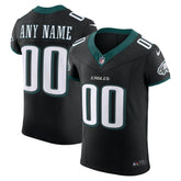 Philadelphia Eagles Alternate Vapor F.U.S.E. Elite Custom Jersey Black