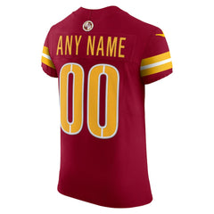 NFL Washington Commanders Team Vapor F.U.S.E. Elite Custom Jersey - Burgundy