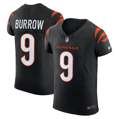 NFL Joe Burrow Cincinnati Bengals Vapor F.U.S.E. Elite Jersey - Black