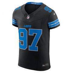 NFL Aidan Hutchinson Detroit Lions Alternate Vapor F.U.S.E. Elite Jersey - Black