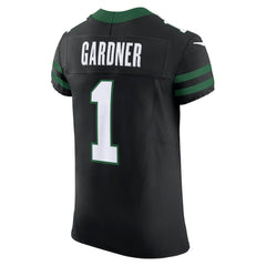 NFL Ahmad Sauce Gardner New York Jets Vapor F.U.S.E. Elite Jersey Vapor F.U.S.E. Elite Jersey - Black