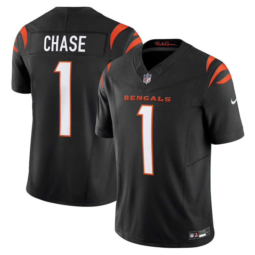 NFL Ja'Marr Chase Cincinnati Bengals Vapor F.U.S.E. Limited Jersey - Black