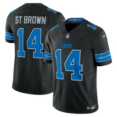 NFL Amon-Ra St. Brown Detroit Lions 2nd Alternate Vapor F.U.S.E. Limited Jersey - Black