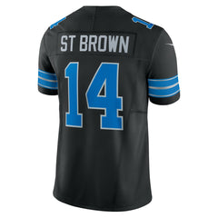 NFL Amon-Ra St. Brown Detroit Lions 2nd Alternate Vapor F.U.S.E. Limited Jersey - Black