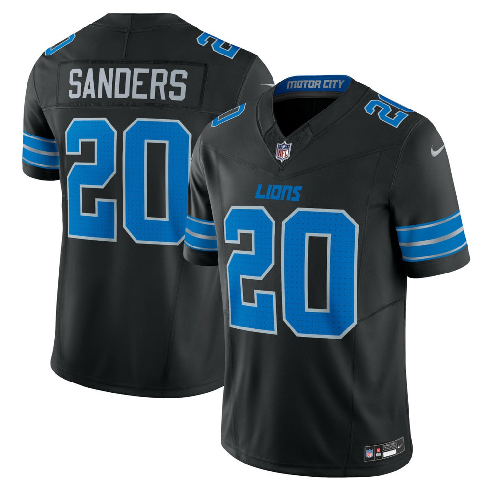 NFL Barry Sanders Detroit Lions 2nd Alternate Vapor F.U.S.E. Limited Jersey - Black