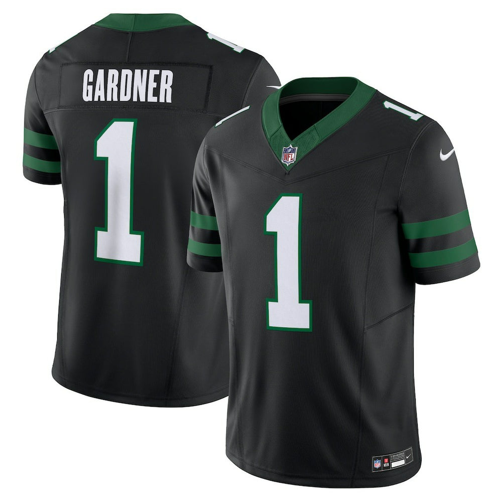 NFL Ahmad Sauce Gardner New York Jets Alternate Vapor F.U.S.E. Limited Jersey - Legacy Black