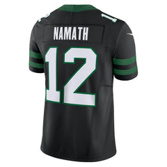 NFL Joe Namath New York Jets Alternate Vapor F.U.S.E. Limited Jersey - Legacy Black