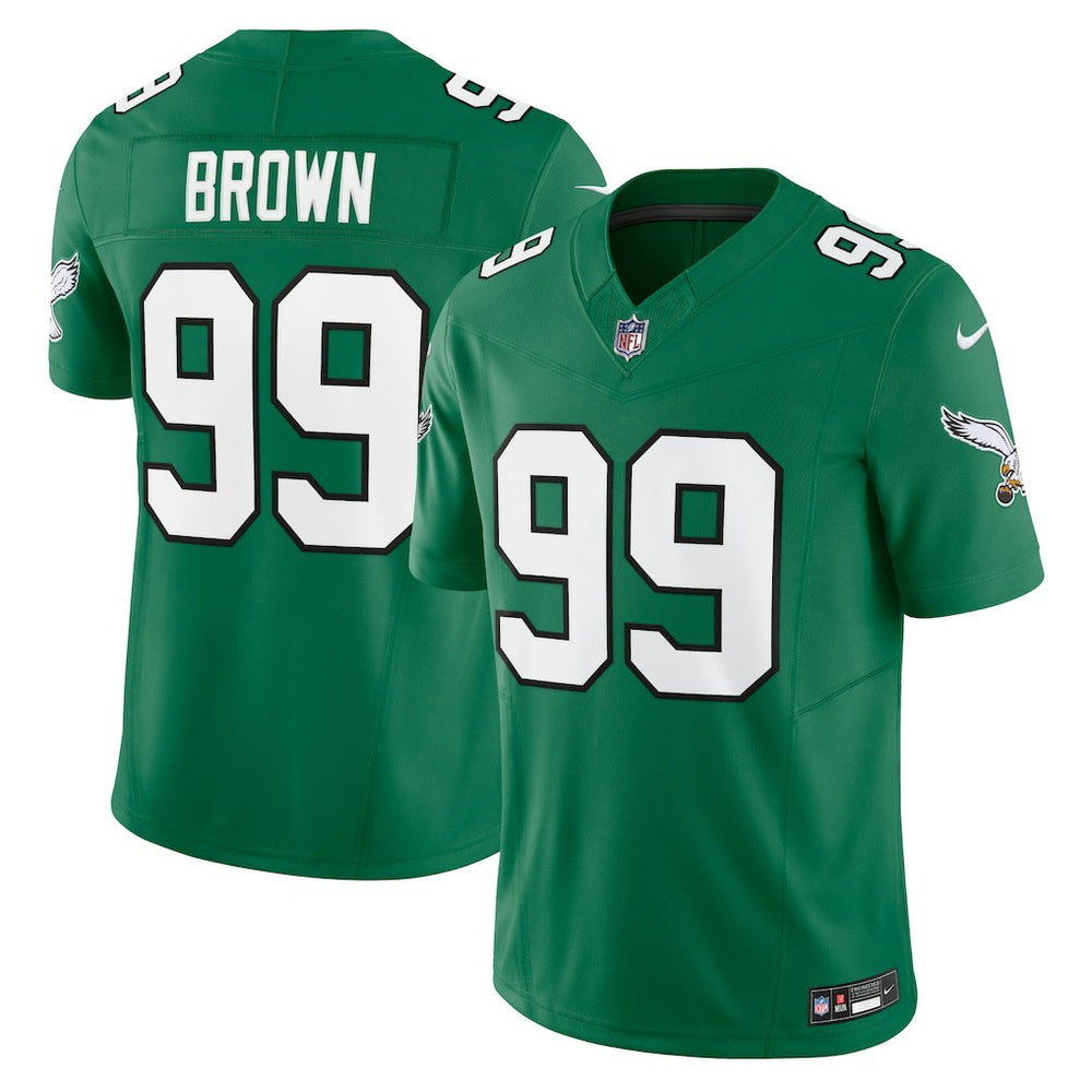 NFL Jerome Brown Philadelphia Eagles Alternate Vapor F.U.S.E. Limited Jersey - Kelly Green