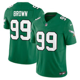 NFL Jerome Brown Philadelphia Eagles Alternate Vapor F.U.S.E. Limited Jersey - Kelly Green