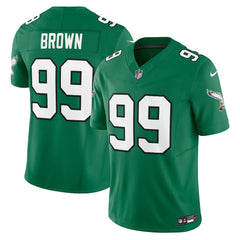 NFL Jerome Brown Philadelphia Eagles Alternate Vapor F.U.S.E. Limited Jersey - Kelly Green