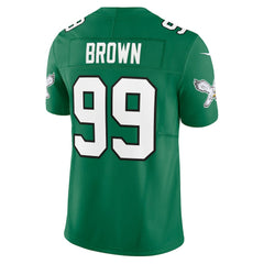 NFL Jerome Brown Philadelphia Eagles Alternate Vapor F.U.S.E. Limited Jersey - Kelly Green