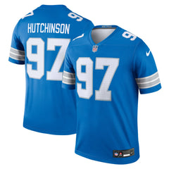 Aidan Hutchinson Detroit Lions Legend Player Performance Top Blue