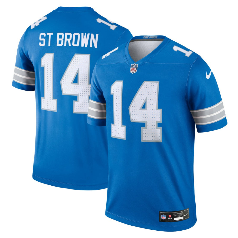 Amon-Ra St. Brown Detroit Lions Legend Player Performance Top Blue