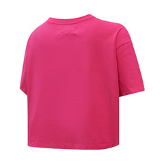NHL Washington Capitals Pro Standard Women's Triple Pink Cropped Boxy T-Shirt