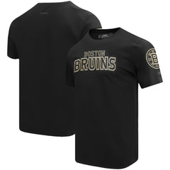 NHL Boston Bruins Pro Standard Wordmark T-Shirt - Black