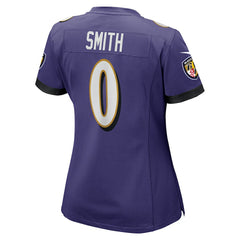 NFL Roquan Smith Baltimore Ravens Women's Team Game Jersey - Purple