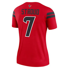 C.J. Stroud Houston Texans Women's Alternate Legend Player Performance Top Red