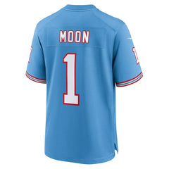 NFL Warren Moon Tennessee Titans Retired Player Alternate Game Jersey - Light Blue