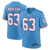Mike Munchak Tennessee Titans Retired Player Alternate Game Jersey Light Blue