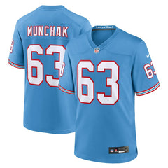 NFL Mike Munchak Tennessee Titans Retired Player Alternate Game Jersey - Light Blue