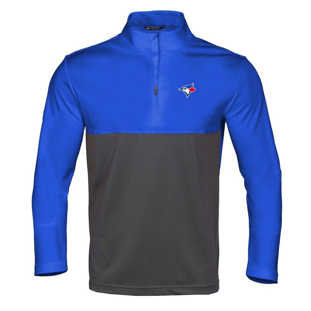 Toronto Blue Jays Levelwear Pursue Insignia 2.0 Quarter-Zip Pullover Top - Royal/Charcoal Pullover