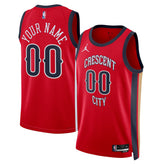 NBA New Orleans Pelicans Jordan Brand Unisex Swingman Custom Jersey - Red - Statement Edition discount